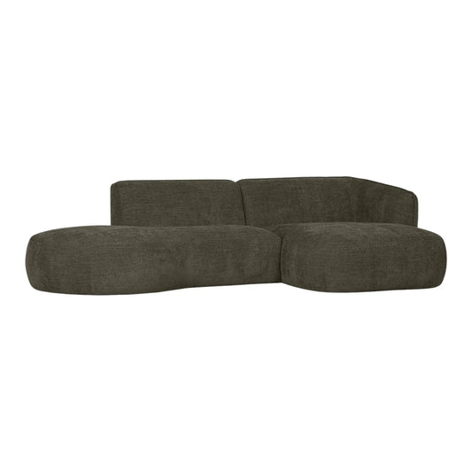 WOOOD Polly Chaise Soffa Höger, Grön