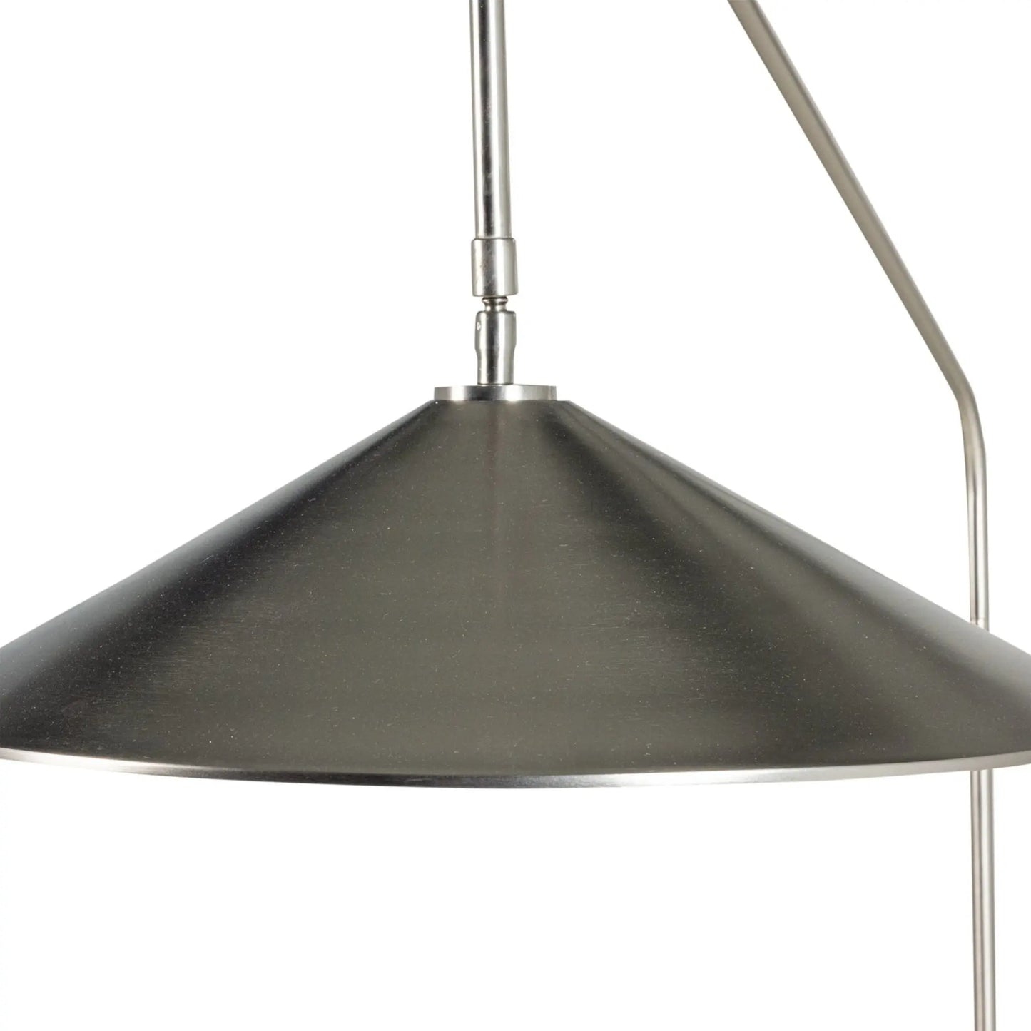 WOOOD Korn Golvlampa I Metall, Chrome