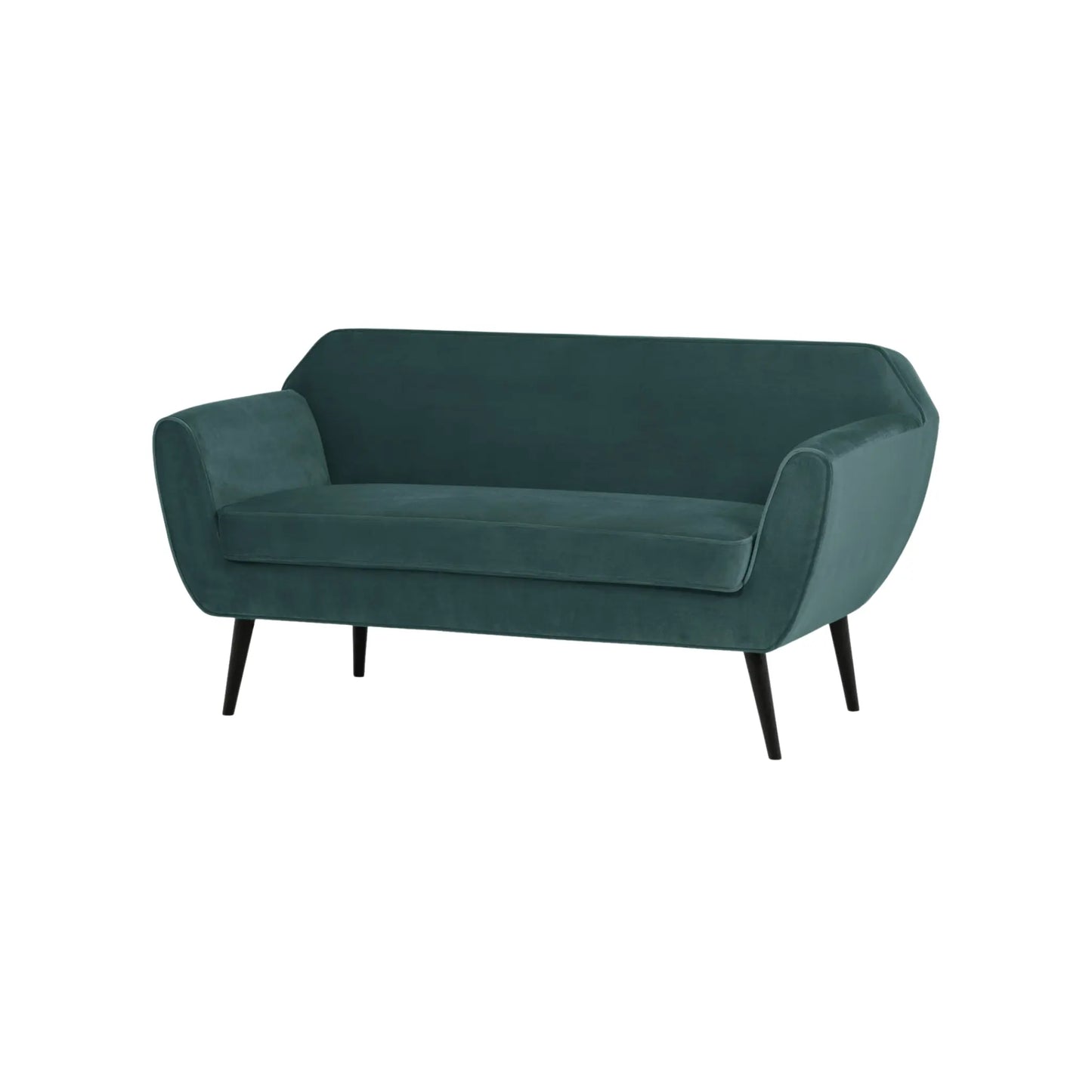 WOOOD Rocco Soffa 150 cm Sammet, Teal
