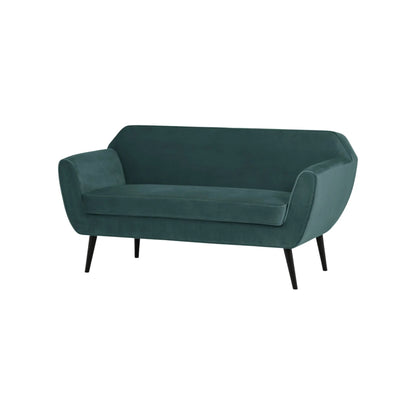 WOOOD Rocco Soffa 150 cm Sammet, Teal