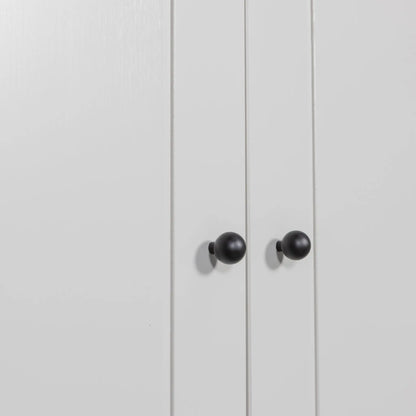 WOOOD Xina Garderob I Furu, Cloud Grey