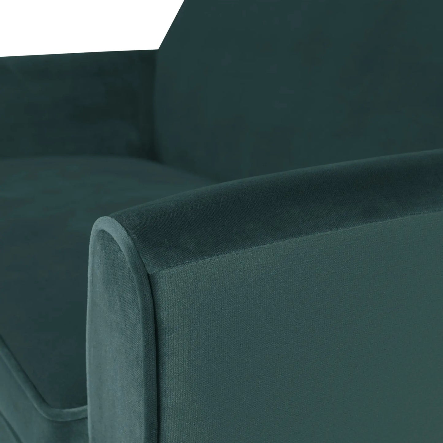 WOOOD Rocco Soffa 150 cm Sammet, Teal