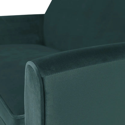 WOOOD Rocco Soffa 150 cm Sammet, Teal