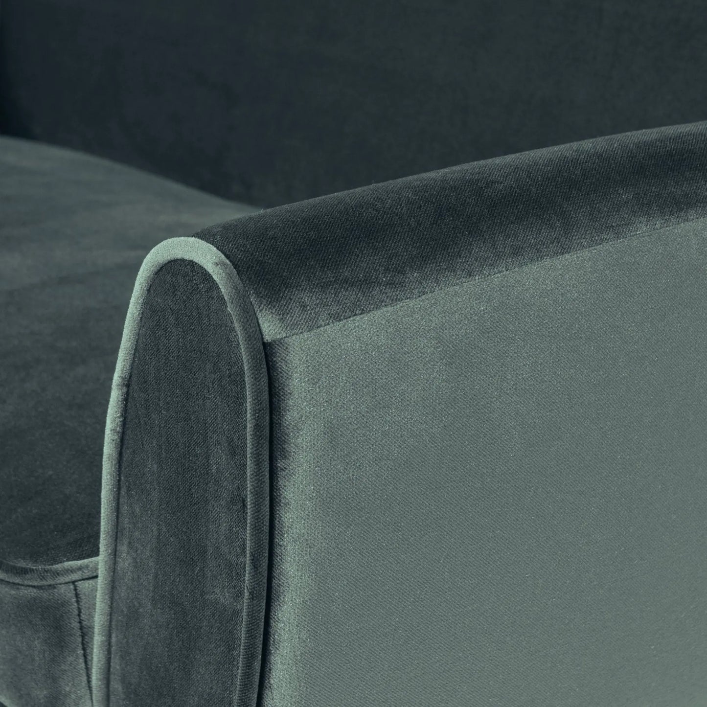 WOOOD Rocco Soffa 187 cm Sammet, Teal
