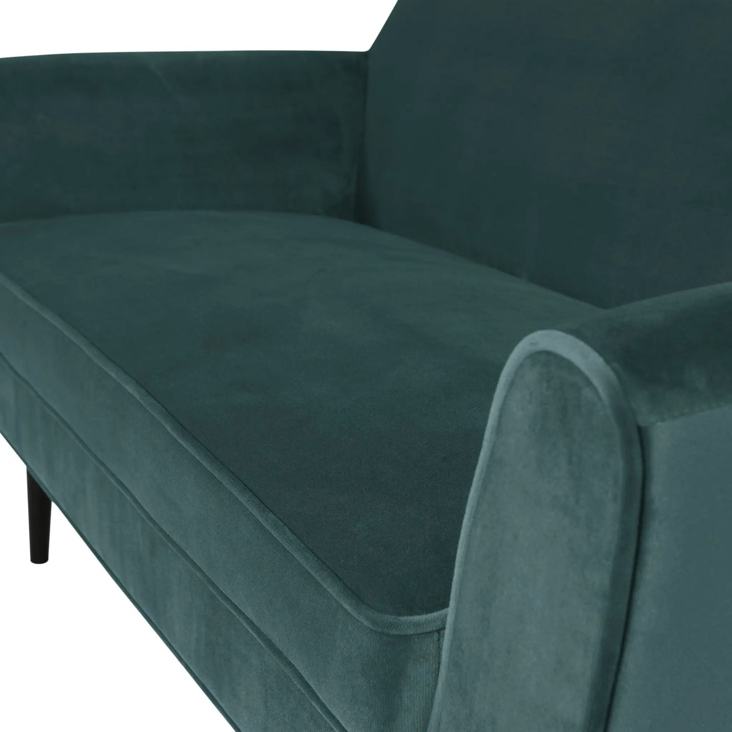 WOOOD Rocco Soffa 150 cm Sammet, Teal
