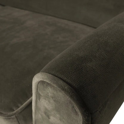 WOOOD Rocco Soffa XL 230 cm Sammet, Warm Green
