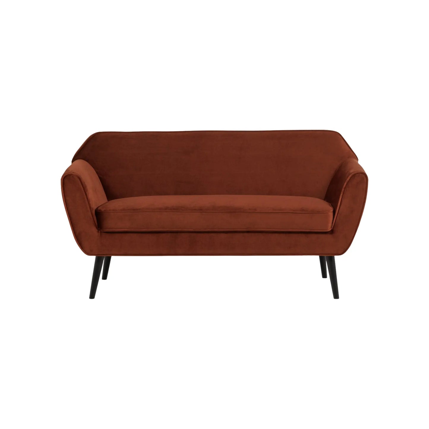 WOOOD Rocco Soffa 150 cm Sammet, Rust Brown