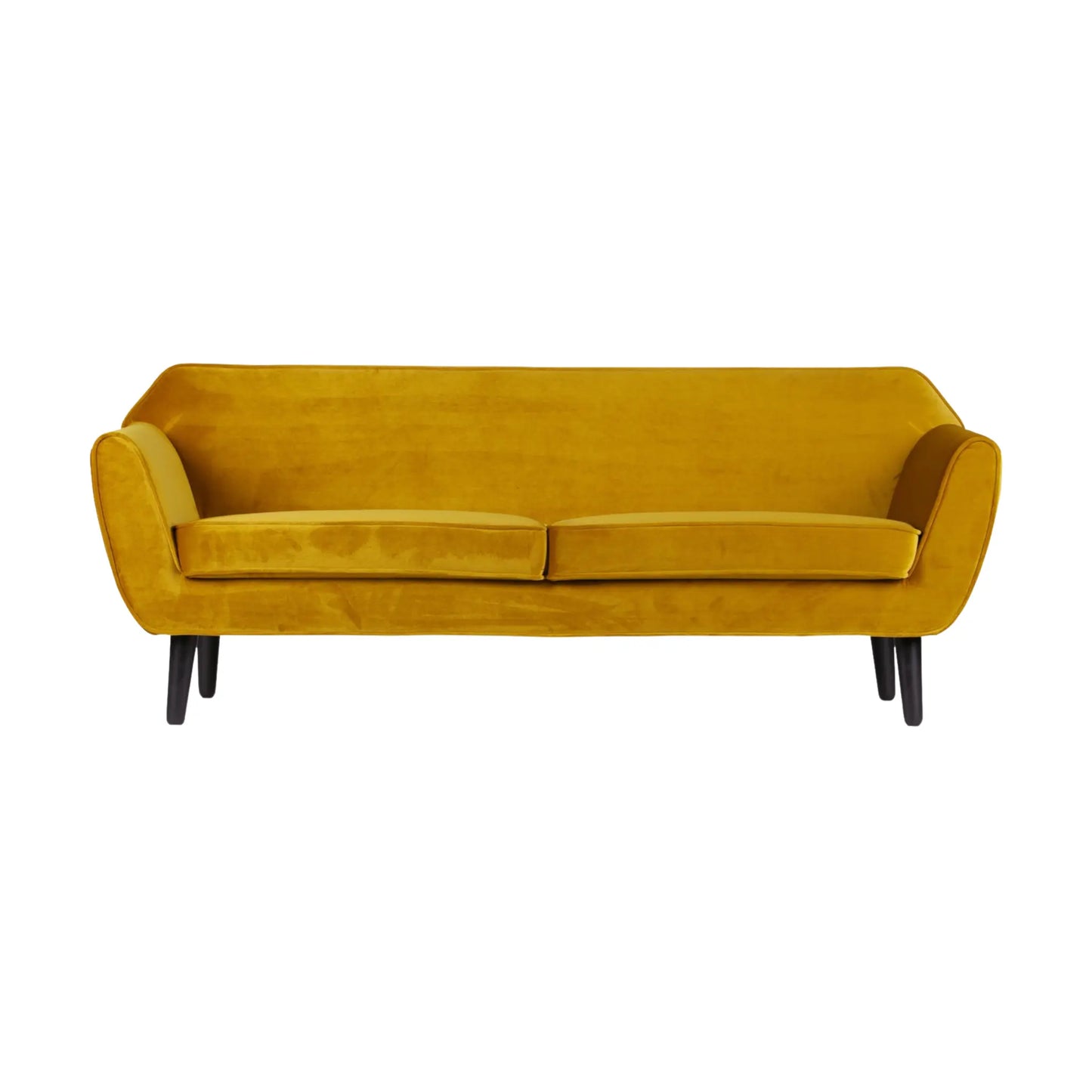 WOOOD Rocco Soffa 187 cm Sammet, Ochre Yellow