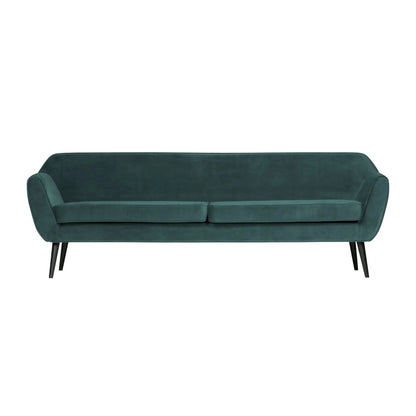 WOOOD Rocco Soffa XL 230 cm Sammet, Teal