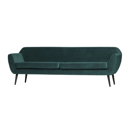 WOOOD Rocco Soffa XL 230 cm Sammet, Teal