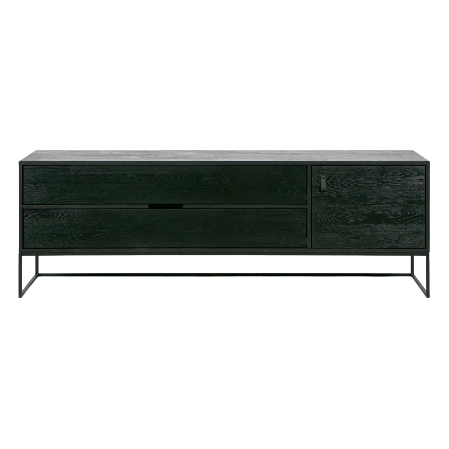 WOOOD Silas Tv-Bänk 180 cm, Brushed Blacknight
