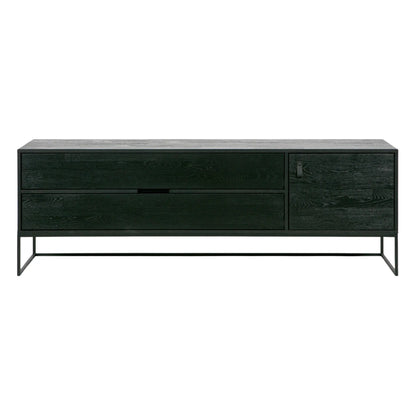 WOOOD Silas Tv-Bänk 180 cm, Brushed Blacknight