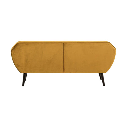 WOOOD Rocco Soffa 187 cm Sammet, Ochre Yellow