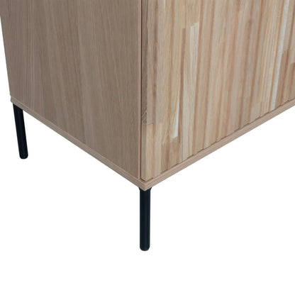WOOOD New Gravure Skänk 200 cm I Ek, Natur