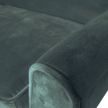 WOOOD Rocco Soffa XL 230 cm Sammet, Teal