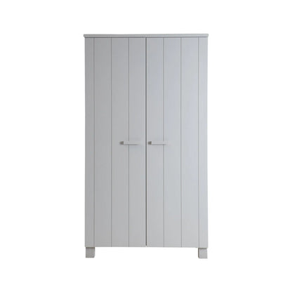 WOOOD Dennis Garderob Furu, Concrete Grey