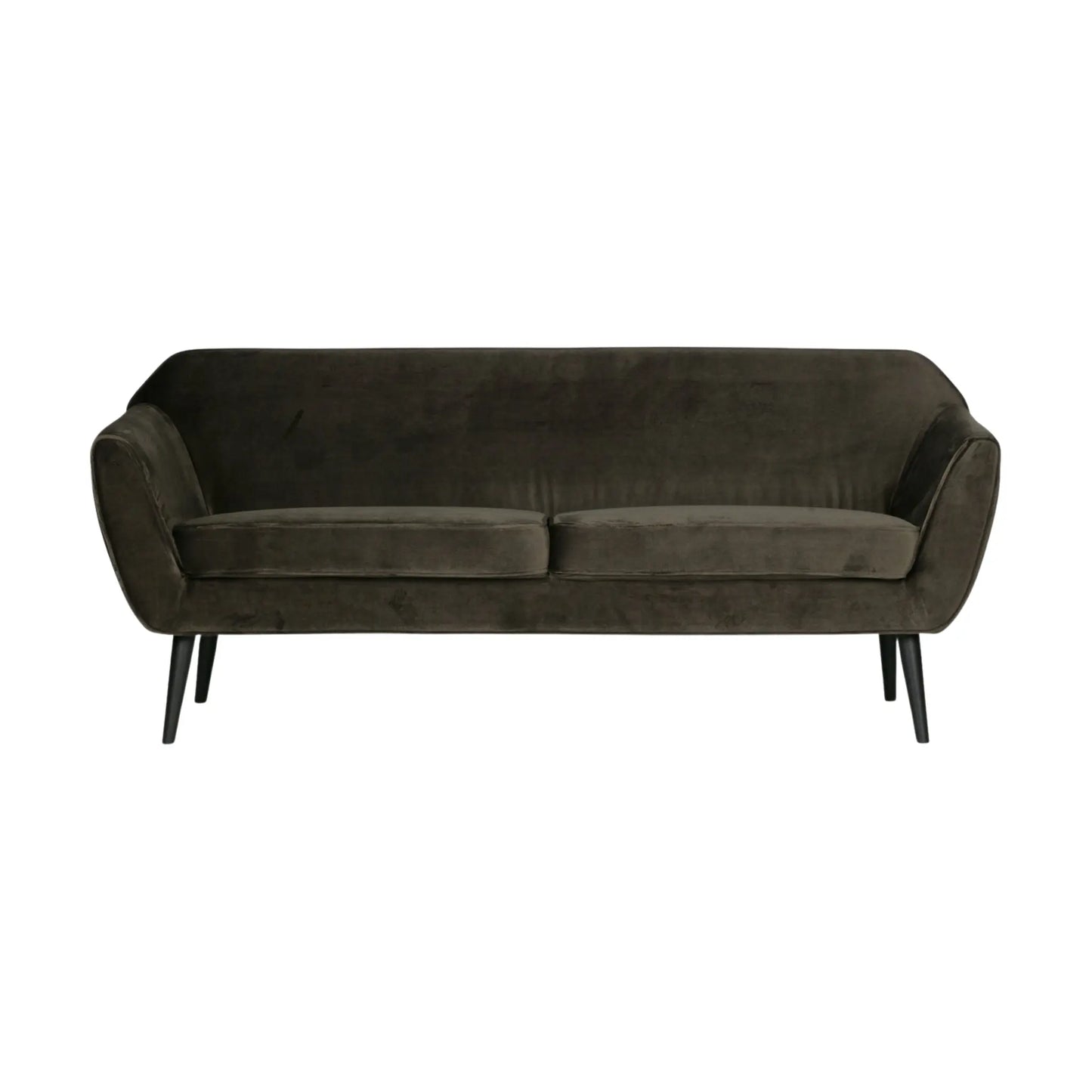 WOOOD Rocco Soffa 187 cm Sammet, Warm Green