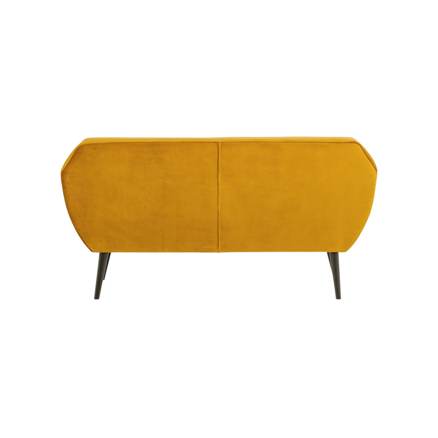WOOOD Rocco Soffa 150 cm Sammet, Ochre Yellow