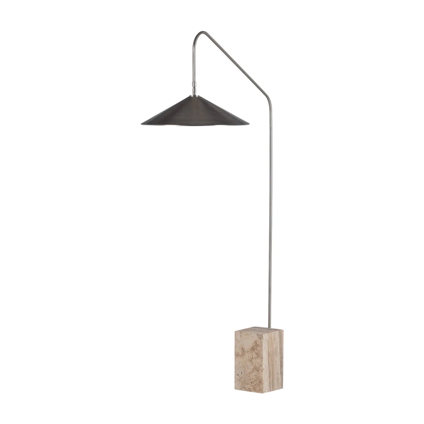 WOOOD Korn Golvlampa I Metall, Chrome