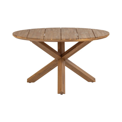 WOOOD Kiro Trädgårdsbord Ø135 cm Akaciaträ, Natural