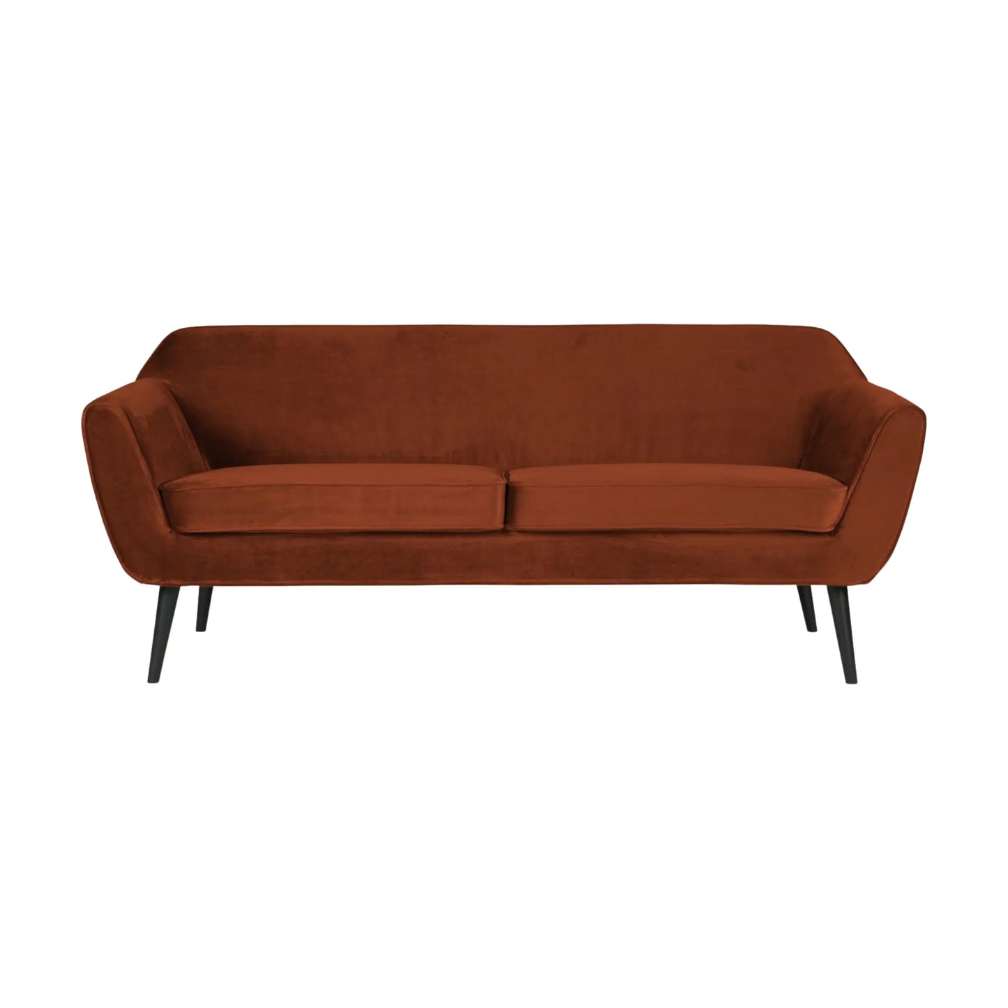 WOOOD Rocco Sofa 187 cm Sammet, Rust Brown