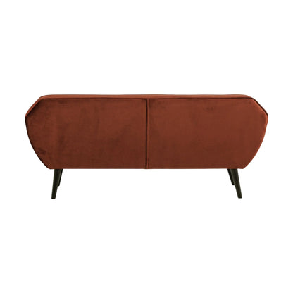 WOOOD Rocco Sofa 187 cm Sammet, Rust Brown