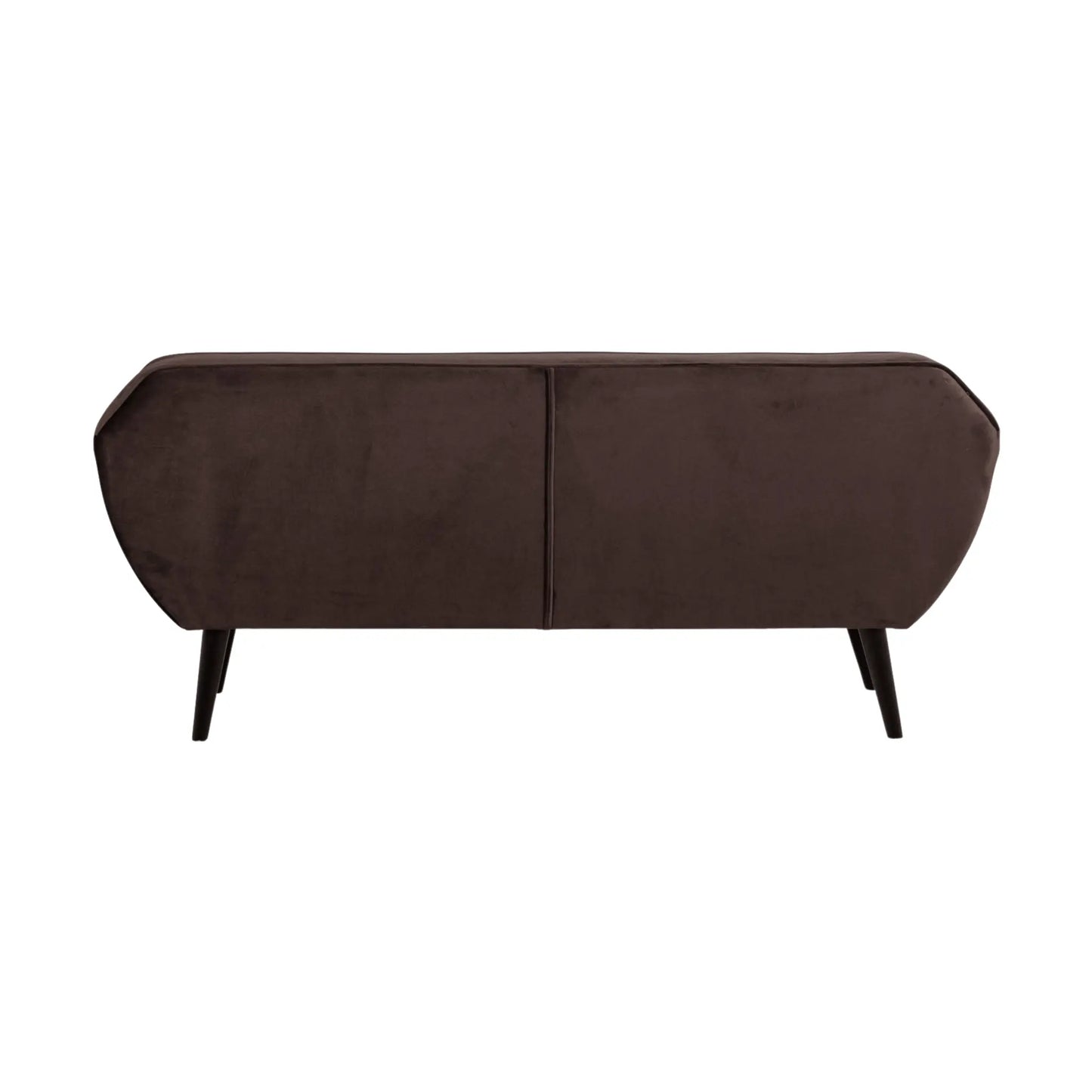 WOOOD Rocco Soffa 187 cm Sammet, Dark Brown