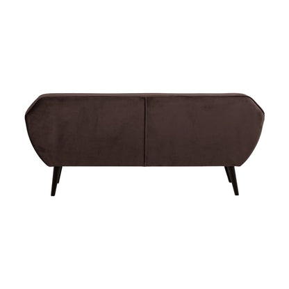 WOOOD Rocco Soffa 187 cm Sammet, Dark Brown