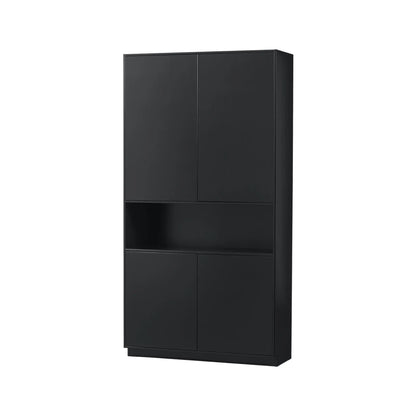 WOOOD Finca Förvaringsskåp 110 cm I Furu, Deep Black