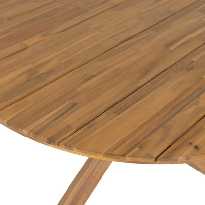 WOOOD Kiro Trädgårdsbord Ø135 cm Akaciaträ, Natural
