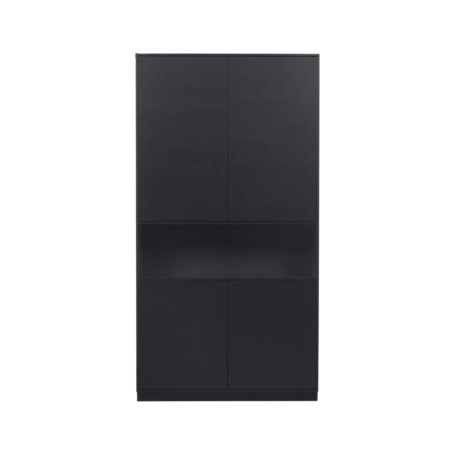 WOOOD Finca Förvaringsskåp 110 cm I Furu, Deep Black