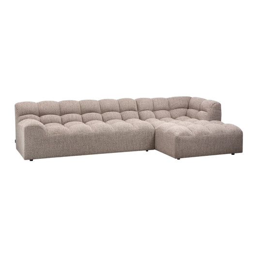 WOOOD Allure Chaise Soffa Höger Woven, Brown Melange