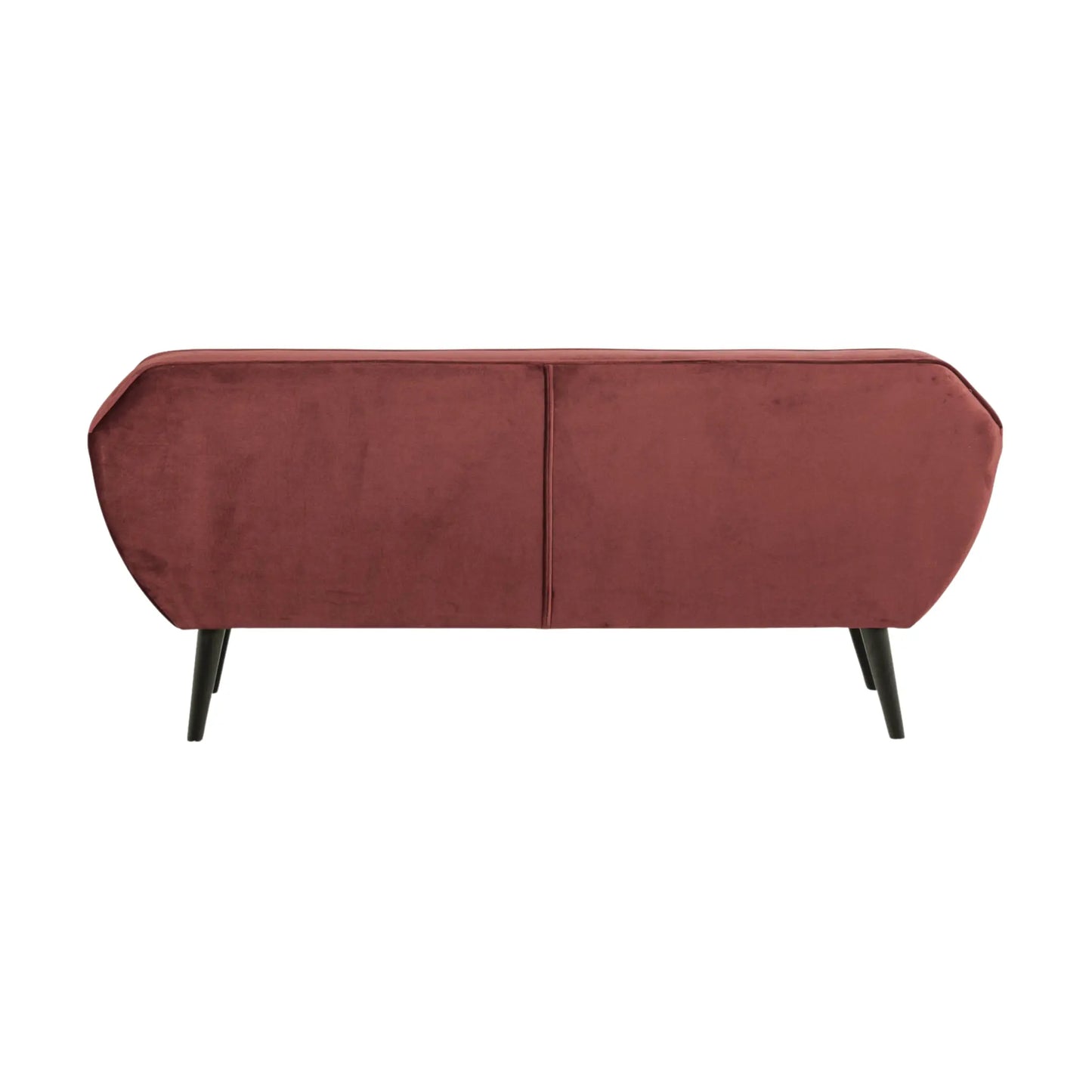 WOOOD Rocco Soffa 187 cm Sammet, Burgundy Red