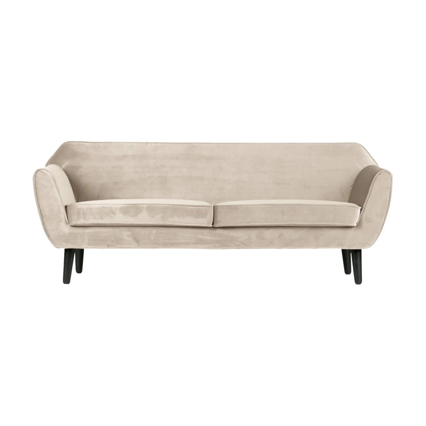 WOOOD Rocco Soffa 187 cm Sammet, Off White
