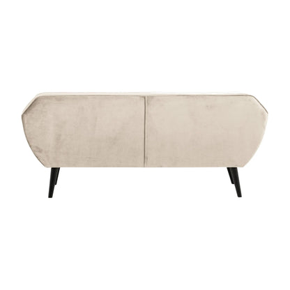 WOOOD Rocco Soffa 187 cm Sammet, Off White