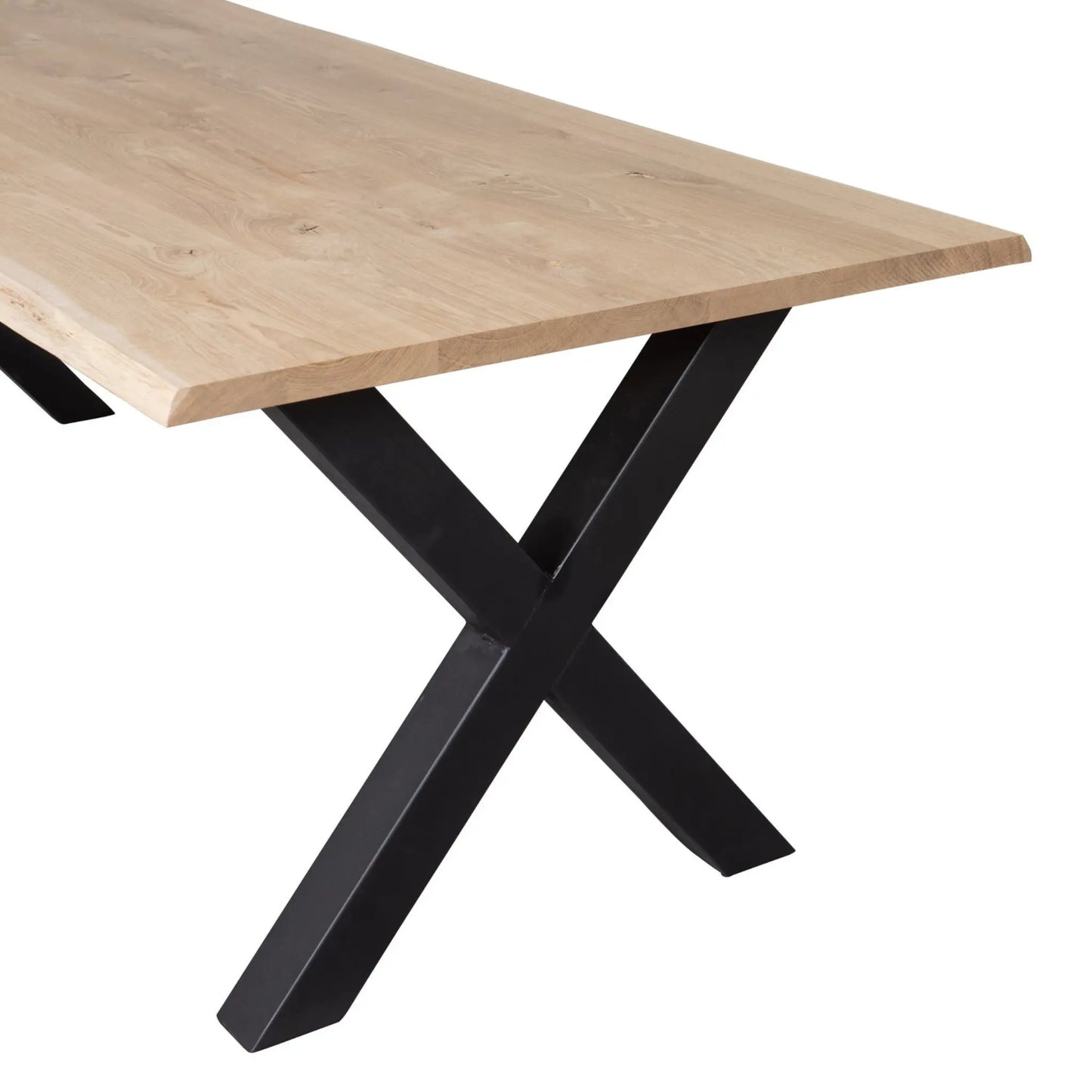WOOOD Tablo Matbord I Ek 180x90 Alkmaar Ben, Natur