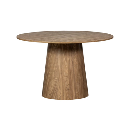 WOOOD Maan Matbord Runt Ø120 cm Mdf, Walnut