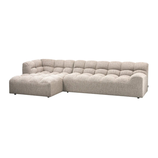 WOOOD Allure Chaise Soffa Vänster Woven, Natural Melange