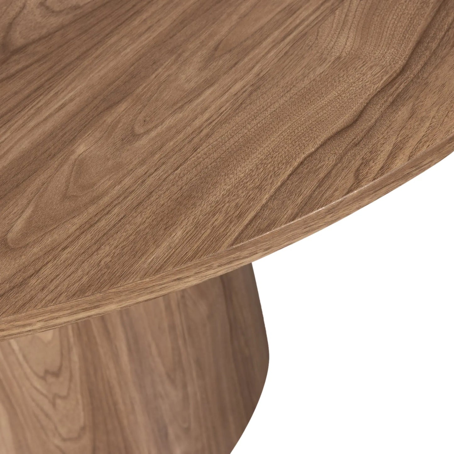 WOOOD Maan Matbord Runt Ø120 cm Mdf, Walnut