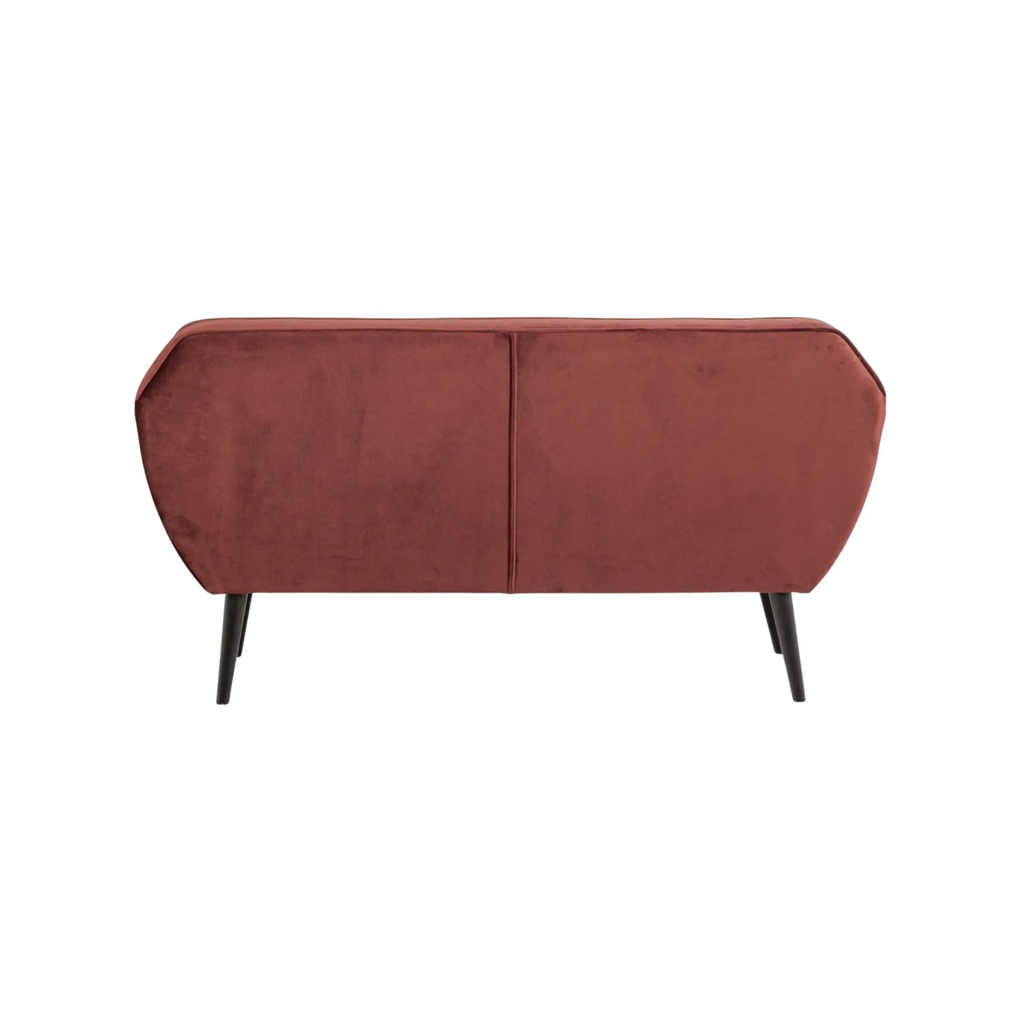 WOOOD Rocco Soffa 150 cm Sammet, Burgundy Red