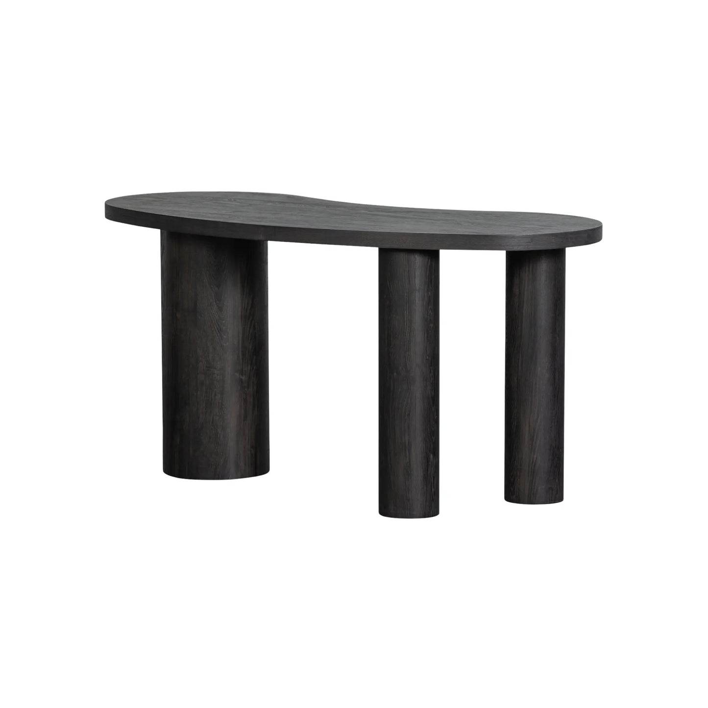 WOOOD Maan Organic Sidobord/Skrivbord Mdf, Dark Brown