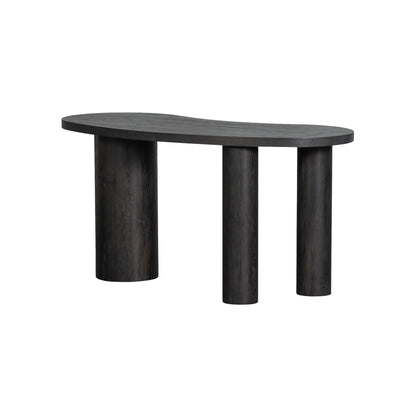 WOOOD Maan Organic Sidobord/Skrivbord Mdf, Dark Brown