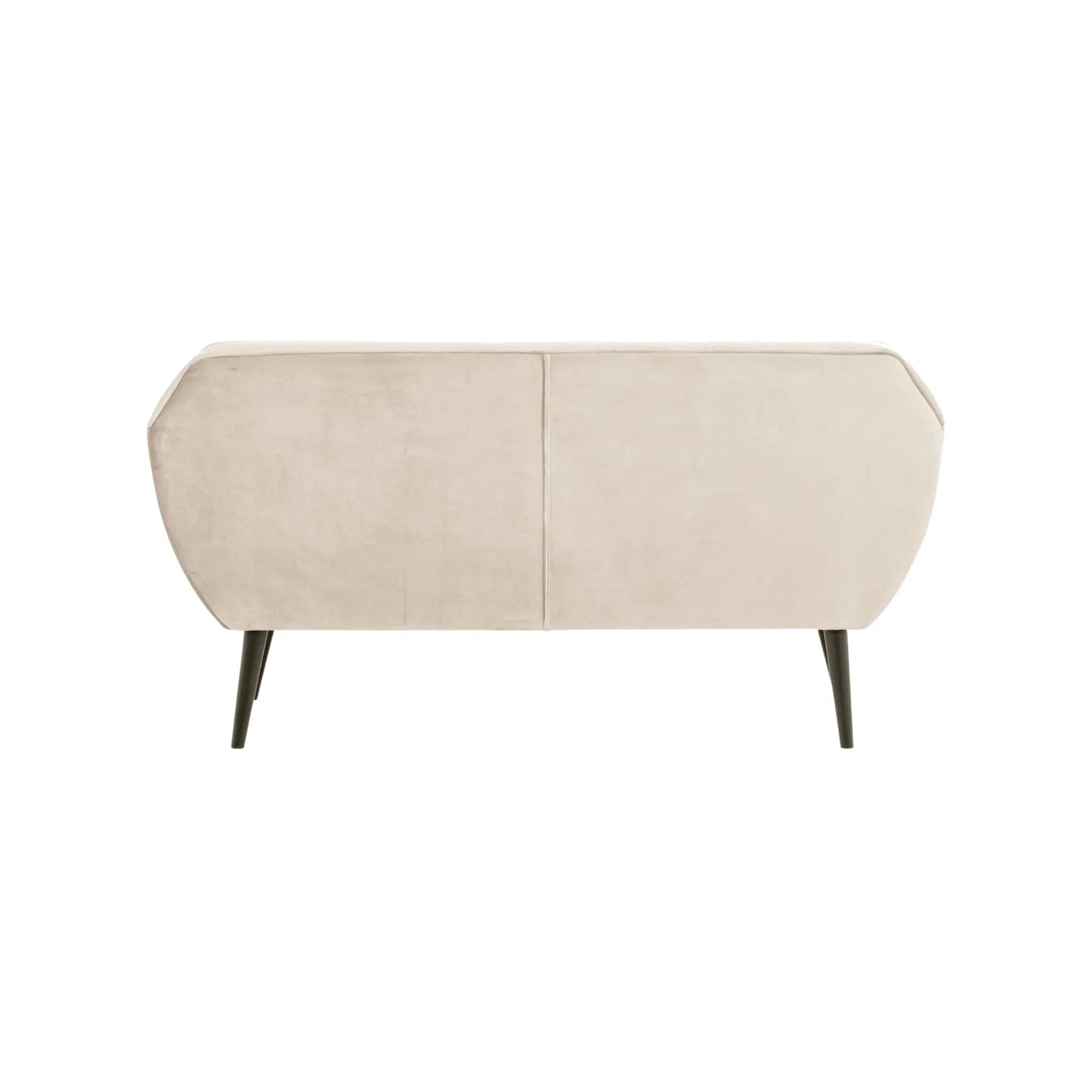 WOOOD Rocco Soffa 150 cm Sammet, Off White