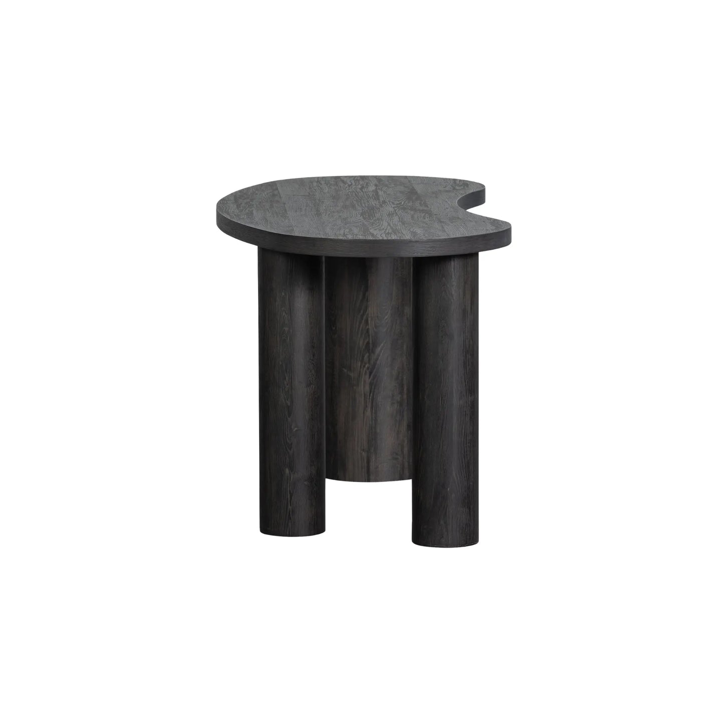 WOOOD Maan Organic Sidobord/Skrivbord Mdf, Dark Brown