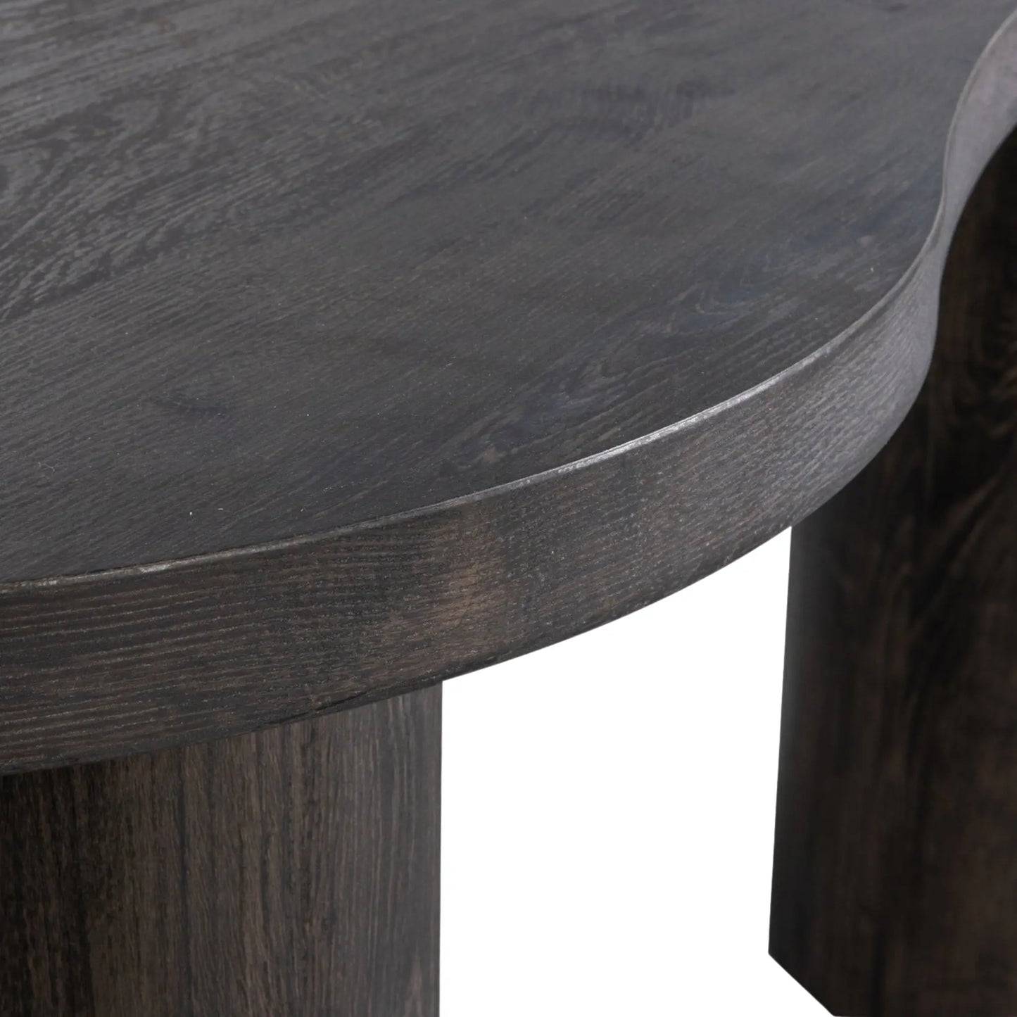 WOOOD Maan Organic Sidobord/Skrivbord Mdf, Dark Brown
