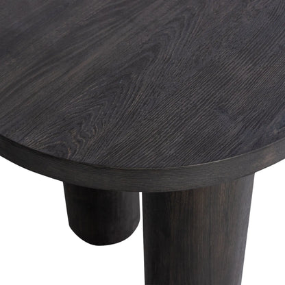 WOOOD Maan Organic Sidobord/Skrivbord Mdf, Dark Brown