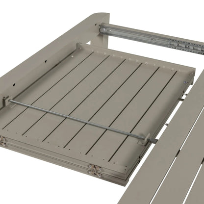 WOOOD Ovara Trädgårdsbord Utdragbart Aluminium, Sand