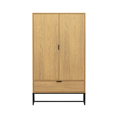 WOOOD Silas Skåp 2-dörrar, Oak Decor