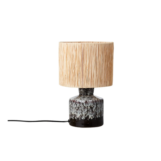 Affari of Sweden, Lava Bordslampa, Mörkbrun/flerfärgad