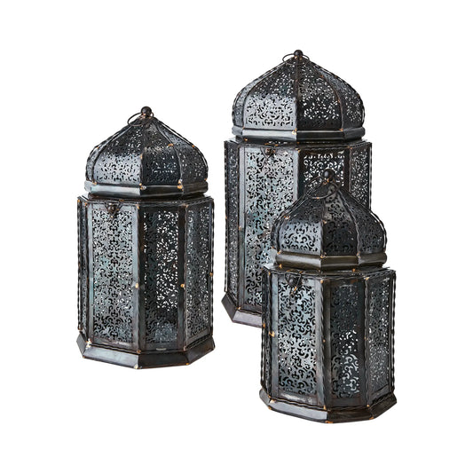 Affari of Sweden, Oryx Lykta, set om 3, Svart